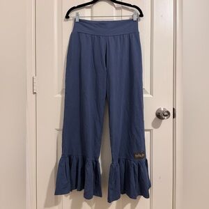 NWT Womens MATILDA JANE Dream Chasers Big Ruffle - Vintage Blue size M Medium